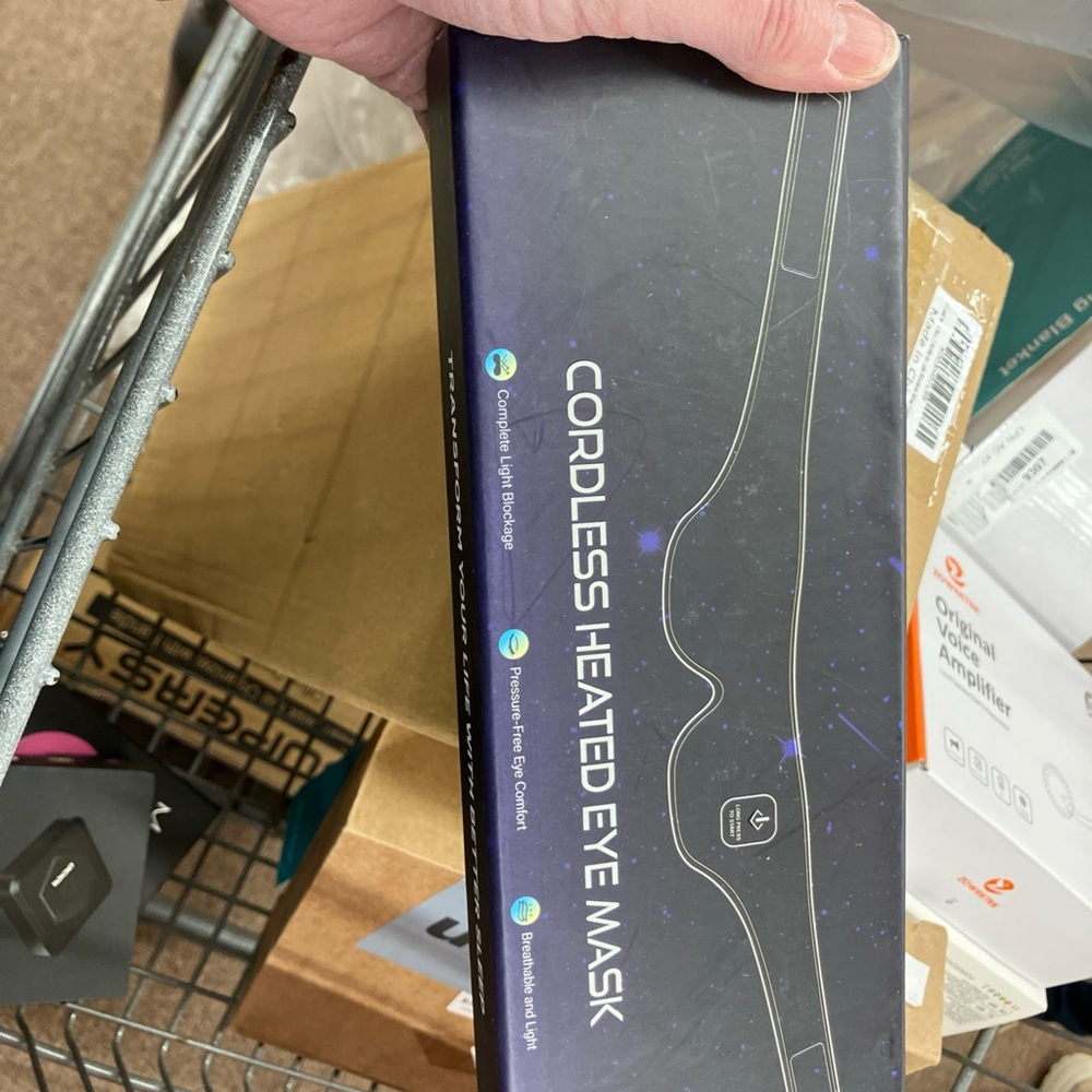 Cordless Heated Eye Mask